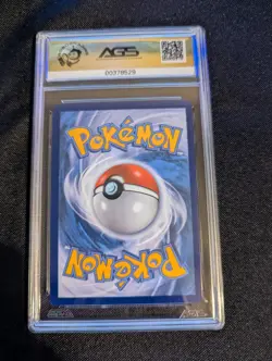 Pokemon SWSH Black Star Promo Vaporeon VMAX SWSH182 AGS Mint+ 9.5 Full Holo 2021 - Image 2