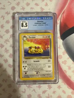 Pokemon (1999) Persian Jungle Unlimited 42/64 Uncommon CGC Graded 8.5 - Image 1
