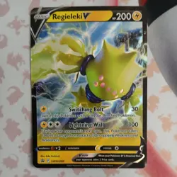 Pokemon TCG Regieleki v SWSH280 Promo Holo Ultra Rare Near Mint Condition - Image 1