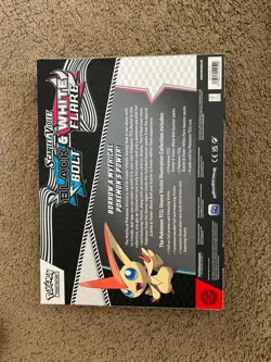 Pokemon TCG Scarlet and Violet Black Bolt and White Flare Sealed Victini Box New - Image 2