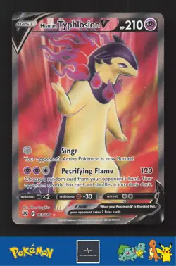 2022 Pokemon SWSH Astral Radiance 169/189 Hisuian Typhlosion V - Image 1