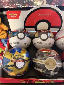 Pokemon Pokeball Tins Case of 6 Best of 2021 Reprint, Full Display, New Sealed - Image 2