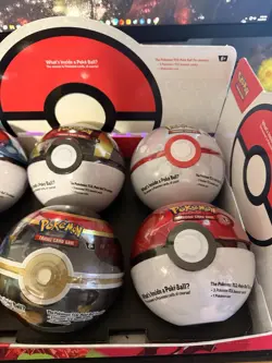 Pokemon Pokeball Tins Case of 6 Best of 2021 Reprint, Full Display, New Sealed - Image 3