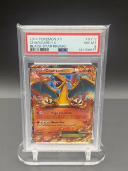 2014 POKEMON XY BLACK STAR PROMO CHARIZARD EX #XY17 PSA 8 NM SALE !!!! - Image 1