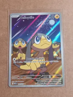 POKEMON MEGA EVOLUTIONS HELIOPTILE 143/132 ILLUSTRATION RARE SV03 HOLO - Image 1