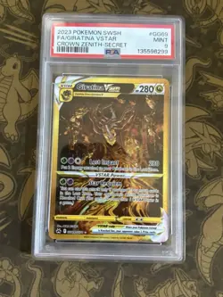PSA 9 MINT Giratina VSTAR Crown Zenith Secret Rare Full Art Holo Pokemon GG69 - Image 1