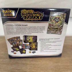 Pokemon TCG Scarlet & Violet Surging Sparks Pokemon Sealed Elite Trainer Box ETB - Image 3