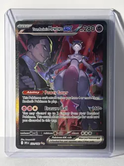 Pokemon TCG Team Rockets Mewtwo ex SIR Destined Rivals English 231/182 MINT - Image 1
