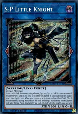 Yugioh! S:P Little Knight - MP24-EN121 - Prismatic Secret Rare - 1st Edition Nea - Image 1