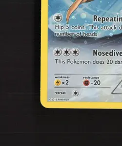 Fearow XY57 XY Full Art Black Star Promo Cosmos Holo Pokemon Card LP - Image 5
