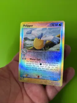 Pelipper 50/100 EX Sandstorm Reverse Holo Pokemon Card MP - Image 4