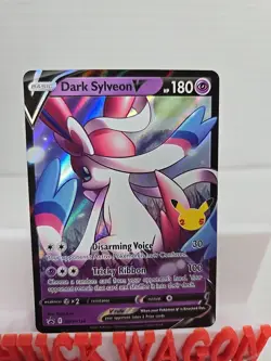 Dark Sylveon V SWSH134 Black Star Promo Celebrations NM Pokemon Card TCG - Image 1