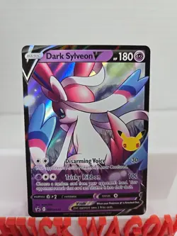 Dark Sylveon V SWSH134 Black Star Promo Celebrations NM Pokemon Card TCG - Image 2