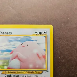 Chansey 31/105 Pokemon Neo Destiny Card - LP - Image 3