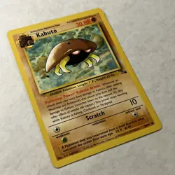 Pokemon TCG Kabuto Fossil Set 50/62 Common Unlimited Vintage WOTC Card - Image 2