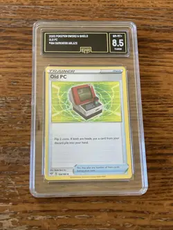 Old PC 164/189 Darkness Ablaze Pokemon TCG trading card Grading GMA 8.5 Graded - Image 2