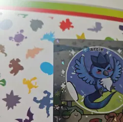Pokiebubies 1st Edition Holo Zapdos Moltres Articuno Pokemon fan art cards - Image 5