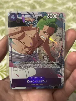One Piece TCG Zoro-Juurou Treasure Rare Character Card ST18-004 NM English - Image 1