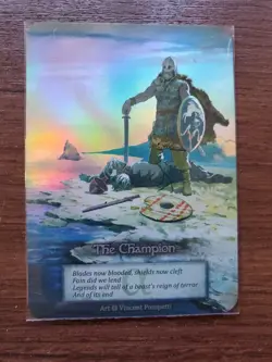 Sorcery: Contested Realm TCG The Champion Sorcery Alpha Promo Card Foil - Image 1