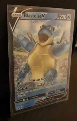 Blastoise V SWSH101 SWSH: Sword & Shield Promo Cards Holographic Promotion Card - Image 2