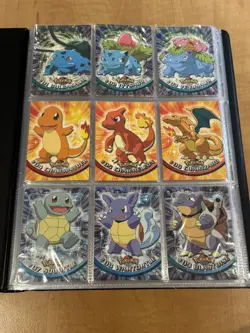 Pokemon Topps Card Bundle Series 1 in binder plus duplicates and holos - Image 1