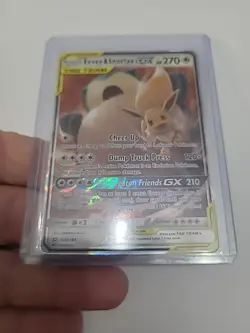 Eevee & Snorlax GX 120/181 Sm-Team Up Holo Card Near Mint Condition - Image 3