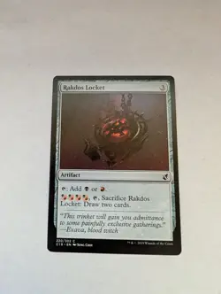 Rakdos Locket Commander 2019 C19 MTG NM Regular - Image 1