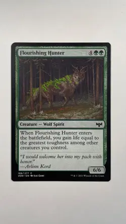 MTG Innistrad Crimson Vow Flourishing Hunter 199/277 Magic the Gathering - Image 1