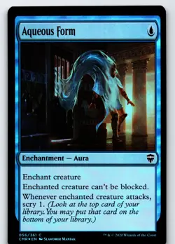 Aqueous Form C Commander Legends # 56 NM Foil - Image 1