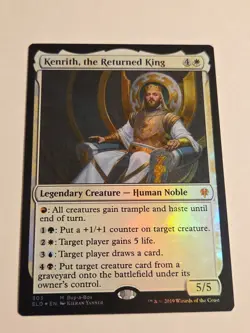 Kenrith, the Returned King FOIL X1 ELD MTG Buy-a-Box Promo Throne Of Eldraine - Image 1