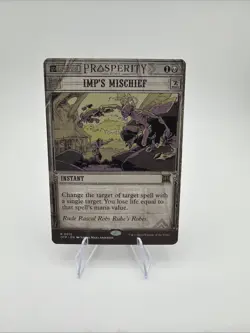 MTG Imp's Mischief Breaking News OTP 15/264 Regular Rare - Image 1