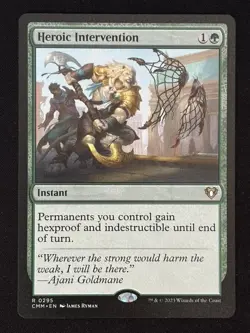 1x MTG Heroic Intervention - Commander Masters (CMM) #295 - Magic the Gathering - Image 1