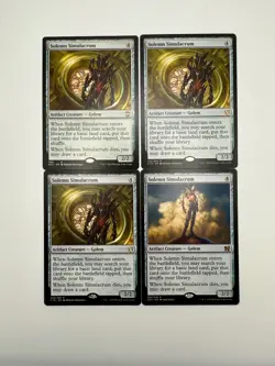4x Solemn Simulacrum MTG - Image 1
