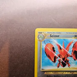Scizor 29/75 Pokemon Neo Discovery Regular Rare Card - MP - Image 2