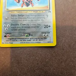 Scizor 29/75 Pokemon Neo Discovery Regular Rare Card - MP - Image 5