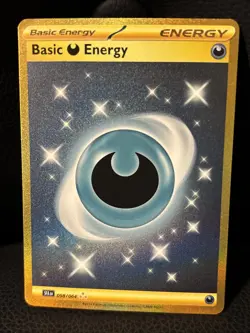Basic Darkness Energy 098/064 Shrouded Fable Hyper Rare Gold Pokemon Card Mint - Image 1