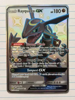 Rayquaza GX 177a/168 Alternate Art Promo Holo Card NM Condition - Image 2