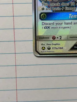 Rayquaza GX 177a/168 Alternate Art Promo Holo Card NM Condition - Image 5