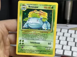 Venusaur 15/102 Base Set 1999 Holo Rare WOTC Pokemon Card TCG - Image 4