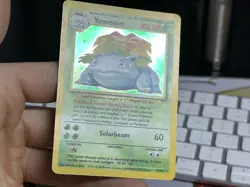 Venusaur 15/102 Base Set 1999 Holo Rare WOTC Pokemon Card TCG - Image 5