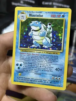 Blastoise 2/102 Base Set 1999 Holo Rare WOTC Pokemon Card TCG - Image 3