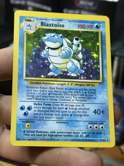 Blastoise 2/102 Base Set 1999 Holo Rare WOTC Pokemon Card TCG - Image 4