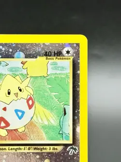 Pokemon TCG Togepi 4/18 Southern Islands Reverse Holo Swirl Card LP - Image 2