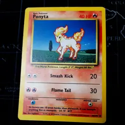 Pokemon - Vintage Pokemon Card Base Set 60/102 Ponyta - Image 1