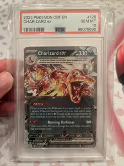 PSA 10 Mislabel Charizard ex Prize Pack Pokemon Play Card - Image 1