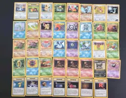 Vintage Pokemon 39 Uncommon Card Lot | Base Fossil Jungle Rocket Gym Heroes Neo - Image 1