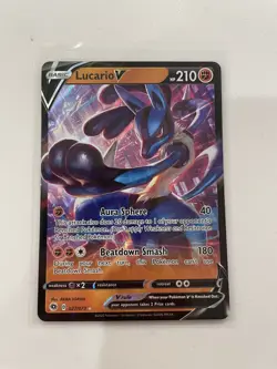 Lot Of 6 Pokemon V Cards - Gengar, Mewtwo, Urshifu, Lucario, Boltund, Chandelure - Image 2