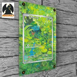 Bulbasaur Extended Art Custom Pokemon Card Display Case (Card not Included) - Image 2