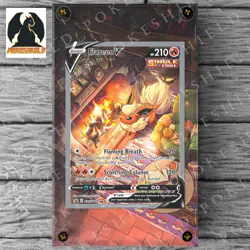 Flareon V SWSH179 - Pokemon Extended Art Display Case (CARD NOT INCLUDED) - Image 5