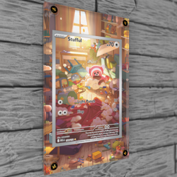 Stufful 154/132 Custom Extended Art Pokemon Display Case (Card not Included) - Image 2